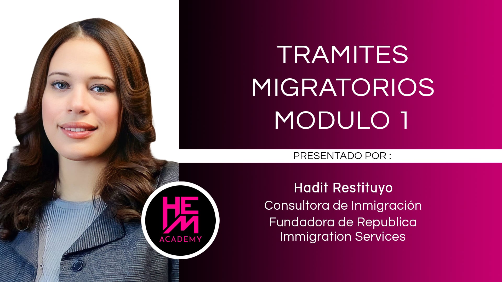 TRAMITES MIGRATORIOS